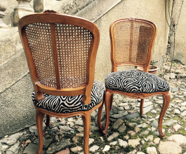 Chaises canées