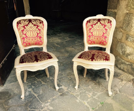 Ensemble de Chaises anciennement canées