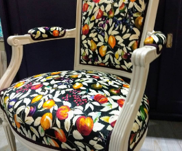Ensemble de chaises et cabriolets style Louis XVI